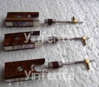 3pcs Violin bow frogs snake wood Inlay France eyes #1  