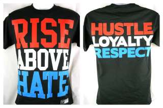 John Cena Rise Above Hate WWE Authentic Black T shirt NEW  