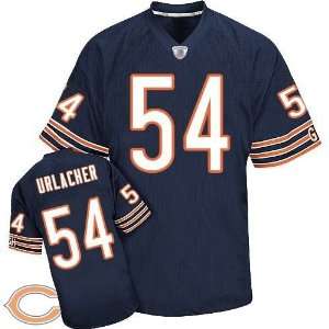  Chicago Bears #54 Brian Urlacher Blue Jersey Throwback Nfl 