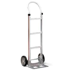 MAGLINER Aluminum Hand Truck   Solid Rubber Wheels   Continuous handle 
