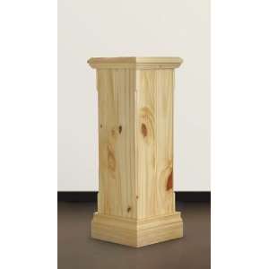  SOLID WOOD Crafted ART DISPLAY PEDESTAL or Plant Stand 24 