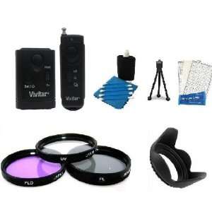   UV CPL FLD) + 58mm Lens Hood + Mini tripod + Camera Cleaning Kit + LCD