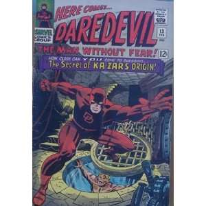  Daredevil Comic Book #13 (12 Cent Cover Price) Feb. 1966 