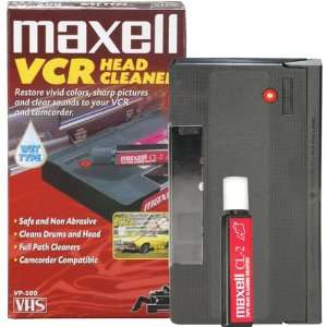  New   Maxell VHS Head Cleaner   T38563 Electronics