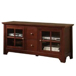   Wood TV Console w/Drawers   Walker Edison W52C2DWWB Furniture & Decor