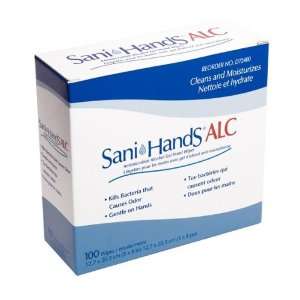  Sani Hands ALC   Antimicrobial Gel Sanitizer Wipes (Case 