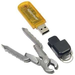  Swiss Tech Micro Pro 9 in 1 Key Ring Tool and 256 MB Flash 